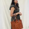 BURNT ORANGE TOTE