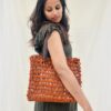 BURNT ORANGE TOTE