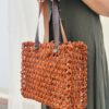 BURNT ORANGE TOTE